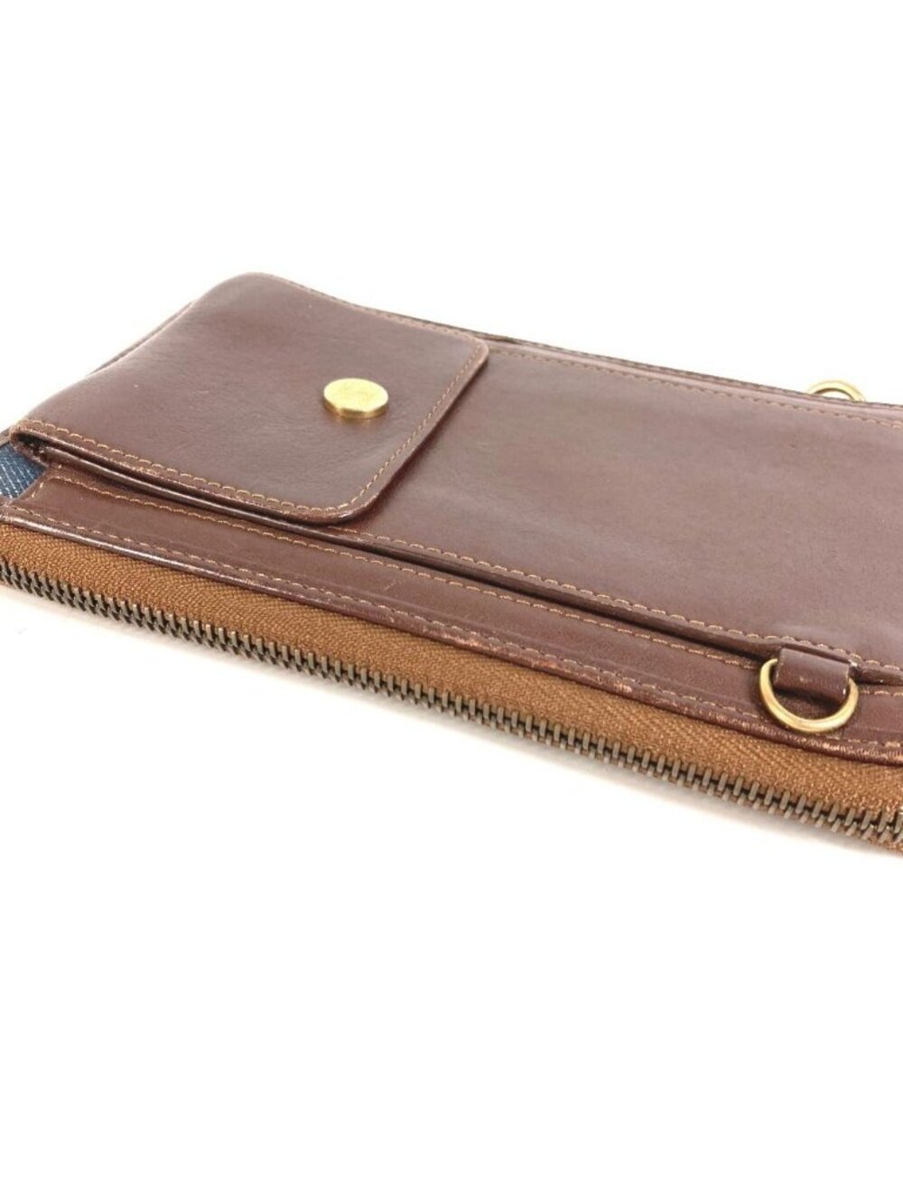 Celine Wallet Macadam Logo Denim Blue - Picture 3 of 9